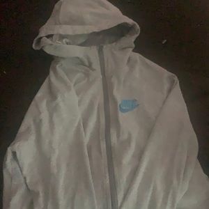 Gray Nike sweater zip up